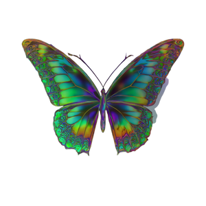 Butterfly Holographic stickers