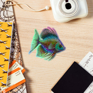 Fish Holographic stickers