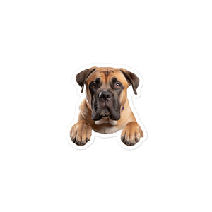 Petpaws Bullmastiff dog Bubble-free stickers