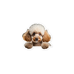 Petpaws Poodle dog Bubble-free stickers