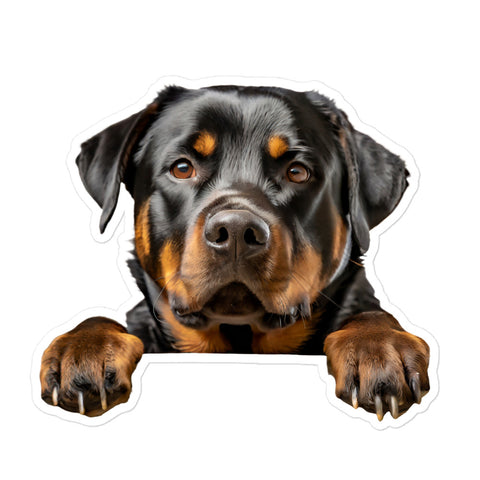 Petpaws Rottweiler dog Bubble-free stickers