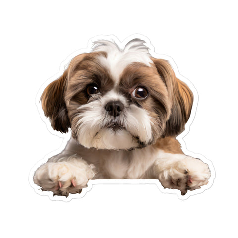 Petpaws Shih Tzu dog Bubble-free stickers