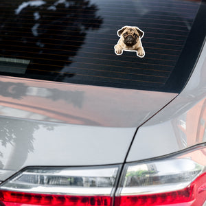 Petpaws Pug dog Bubble-free stickers