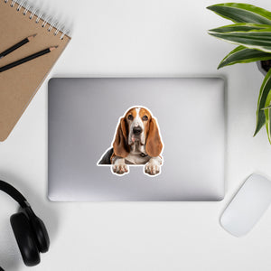 Petpaws Basset Hound dog Bubble-free stickers