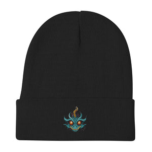 Trippy Dragon Logo Embroidered Beanie