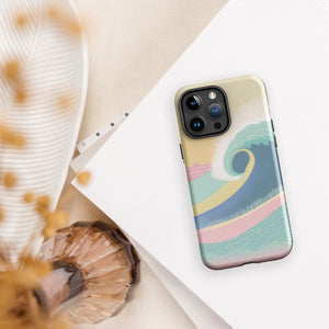 Pastel Wave Tough Case for iPhone®